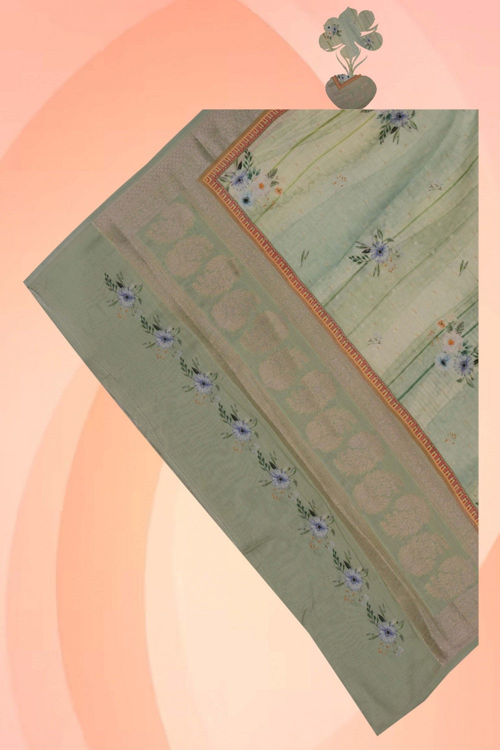 Image of Banarasi Chanderi Dupatta